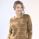 Langarm - Pullover in Flauschqualität, in Größe L(44/46) bis XS(32/34), in Farbe KOBALTBLAU – Farbe CAMEL – Ansicht 2