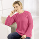 SALE - Pullover in Perlfang, in Größe 036 bis 052, in Farbe SALBEI – Farbe SCHIEFERROSÉ – Ansicht 1