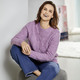 Hosen - Jeans mit angesagtem Fransensaum – Farbe JEANSBLAU – Ansicht 5 Hosen - Jeans mit angesagtem Fransensaum, in Größe 017 bis 050, in Farbe DUNKELBLAU – Farbe JEANSBLAU – Ansicht 5