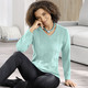 Pullover - Pullover in Strukturmix, in Größe 038 bis 054, in Farbe ROYALBLAU – Farbe MINT – Ansicht 2