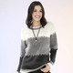 Langarm - Pullover in Perlfang – Farbe GRAFIT-GRAU MELIERT-ECRU – Ansicht 2 Langarm - Pullover in Perlfang, in Größe 036 bis 052, in Farbe GRAFIT-GRAU MELIERT-ECRU – Farbe GRAFIT-GRAU MELIERT-ECRU – Ansicht 2