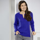 Pullover - Pullover in sehr weicher Qualität – Farbe ROYALBLAU – Ansicht 2 Pullover - Pullover in sehr weicher Qualität, in Größe 038 bis 054, in Farbe FLIEDER – Farbe ROYALBLAU – Ansicht 2