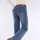 Hosen - Jeans mit angesagtem Fransensaum – Farbe JEANSBLAU – Ansicht 4 Hosen - Jeans mit angesagtem Fransensaum, in Größe 017 bis 050, in Farbe DUNKELBLAU – Farbe JEANSBLAU – Ansicht 4