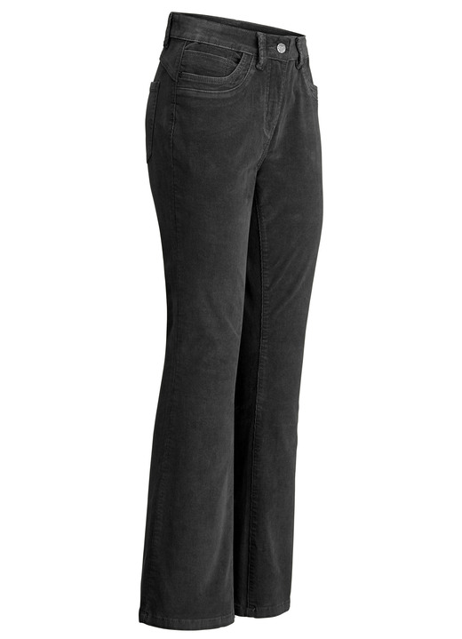 Hosen - Cordhose in trendiger Bootcut-Form, in Größe 017 bis 050, in Farbe MESSING Ansicht 14