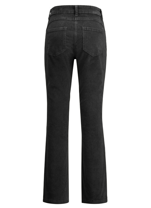 Hosen - Cordhose in trendiger Bootcut-Form, in Größe 017 bis 050, in Farbe MESSING Ansicht 15