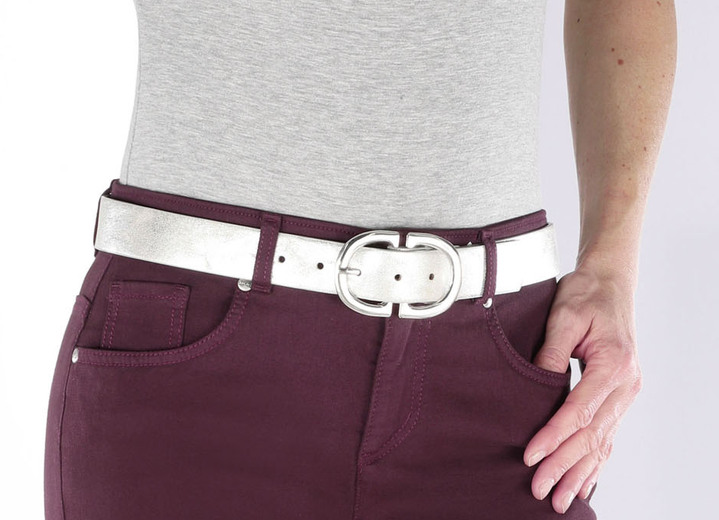 - Gürtel, in Größe 090 bis 100, in Farbe SILBER Ansicht 2