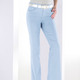 Jeans - Magic-Jeans mit modisch weiterem Beinverlauf – Farbe HELLBLAU – Ansicht 3 Jeans - Magic-Jeans mit modisch weiterem Beinverlauf, in Größe 017 bis 088, in Farbe BORDEAUX – Farbe HELLBLAU – Ansicht 3