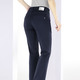Jeans - Magic-Jeans mit modisch weiterem Beinverlauf – Farbe DUNKELBLAU – Ansicht 4 Jeans - Magic-Jeans mit modisch weiterem Beinverlauf, in Größe 017 bis 088, in Farbe BORDEAUX – Farbe DUNKELBLAU – Ansicht 4