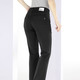 Jeans - Magic-Jeans mit modisch weiterem Beinverlauf – Farbe SCHWARZ – Ansicht 4 Jeans - Magic-Jeans mit modisch weiterem Beinverlauf, in Größe 017 bis 088, in Farbe BORDEAUX – Farbe SCHWARZ – Ansicht 4
