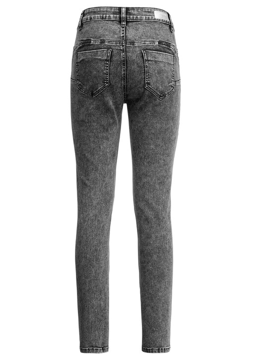 Jeans - Knöchellange, figurformende Jeans, in Größe 017 bis 050, in Farbe JEANSBLAU Ansicht 6