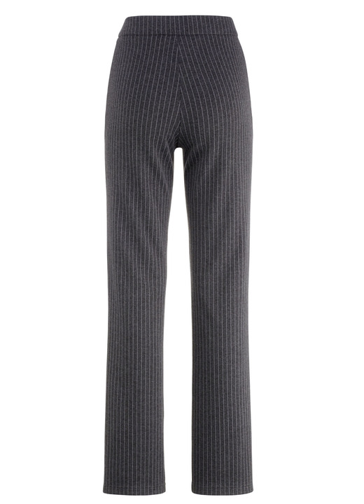 Hosen - Nadelstreifenhose in modischer Weite, in Größe 018 bis 052, in Farbe ANTHRAZIT-HELLGRAU Ansicht 2