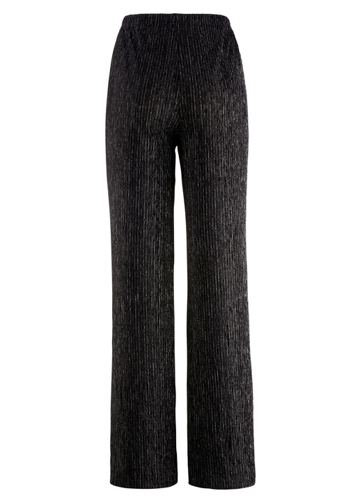 Hosen in Schlupfform - Edel schimmernde Hose, in Größe 018 bis 056, in Farbe BEERE Ansicht 5