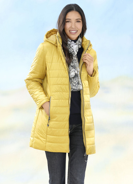 - Jacke mit 2-Wege-Reißverschluss, in Größe 036 bis 052, in Farbe SENF Ansicht 2