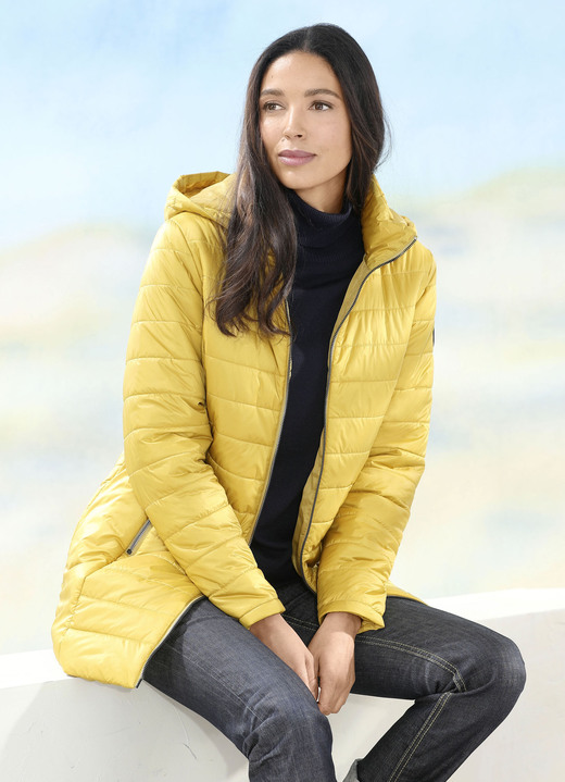 - Jacke mit 2-Wege-Reißverschluss, in Größe 036 bis 052, in Farbe SENF Ansicht 3