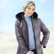 Jacken & Mäntel - Jacke mit saphirblauem Schimmer, in Größe 038 bis 052, in Farbe BRAUN / SAPHIR – Farbe BRAUN / SAPHIR – Ansicht 3