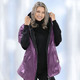 Jacken & Mäntel - Funktions-Wendecape im Oversized-Look, in Größe L bis XXL, in Farbe AMETHYST-SCHWARZ – Farbe AMETHYST-SCHWARZ – Ansicht 2
