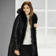 Jacken & Mäntel - Longjacke mit Kroko-Dessin – Farbe SCHWARZ – Ansicht 4 Jacken & Mäntel - Longjacke mit Kroko-Dessin, in Größe 034 bis 050, in Farbe SCHWARZ – Farbe SCHWARZ – Ansicht 4