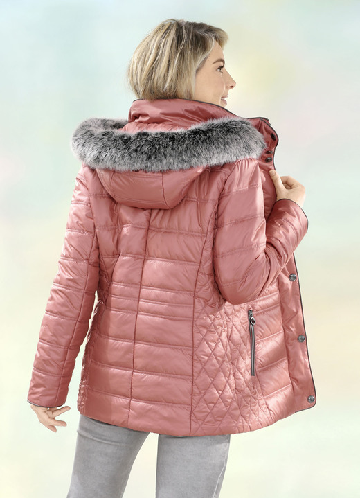 Winterjacken - Jacke mit abnehmbarer Kapuze, in Größe 036 bis 052, in Farbe KÜRBIS Ansicht 4