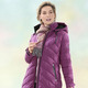 - Funktionsjacke mit abnehmbarer Kapuze, in Größe 036 bis 050, in Farbe VIOLETT – Farbe VIOLETT – Ansicht 1