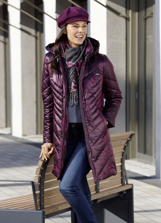 Jacken & Mäntel - Kurzmantel mit Seitenschlitzen Ansicht 3 Jacken & Mäntel - Kurzmantel mit Seitenschlitzen, in Größe 038 bis 060, in Farbe NAVY Ansicht 3