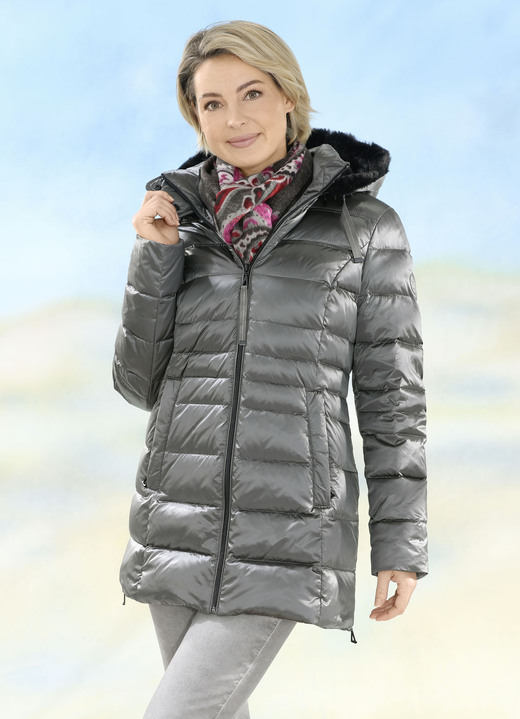 - Daunenjacke in 2 Farben, in Größe 036 bis 052, in Farbe TITAN Ansicht 2