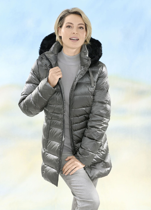 - Daunenjacke in 2 Farben, in Größe 036 bis 052, in Farbe TITAN Ansicht 3