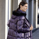 Jacken & Mäntel - Daunen-Kurzmantel auch in Schwarz, in Größe 036 bis 054, in Farbe AUBERGINE – Farbe AUBERGINE – Ansicht 3