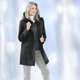 SALE - Jacke in 2 Farben, in Größe 036 bis 052, in Farbe PFLAUME – Farbe SCHWARZ – Ansicht 5