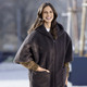 Jacken & Mäntel - Cape mit fester Kapuze – Farbe BRAUN – Ansicht 2 Jacken & Mäntel - Cape mit fester Kapuze, in Größe 036 bis 052, in Farbe BRAUN – Farbe BRAUN – Ansicht 2