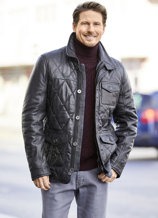 Lederjacken - Lederjacke von „Gipsy“ Lederjacken - Lederjacke von „Gipsy“, in Größe 3XL (58) bis XXL (56), in Farbe ANTIK ANTHRAZIT