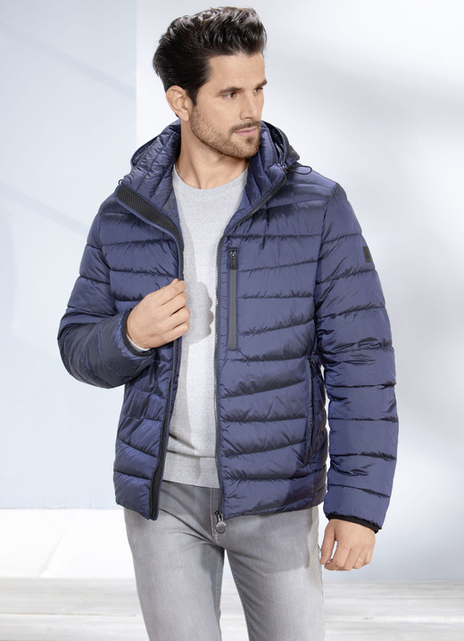 - Steppkurzjacke von „New Canadian“, in Größe 024 bis 064, in Farbe DUNKELBLAU Ansicht 2