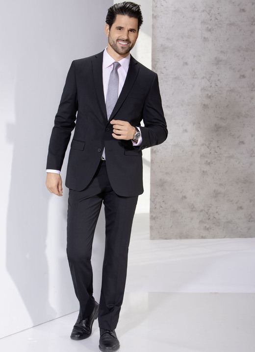 Sakkos - Sakko aus dem Baukasten-Anzug, in Größe 024 bis 064, in Farbe MARINE Ansicht 4