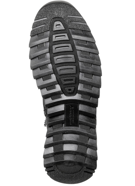 Stiefeletten - Waldläufer Schnür-Boot aus Hirsch-Nappaleder, in Größe 10 bis 9 1/2, in Farbe SCHWARZ Ansicht 3