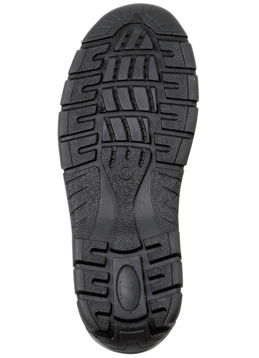 Stiefeletten - Schnür-Boot aus Nubukleder, in Größe 040 bis 046, in Farbe BRAUN-SCHWARZ Ansicht 6