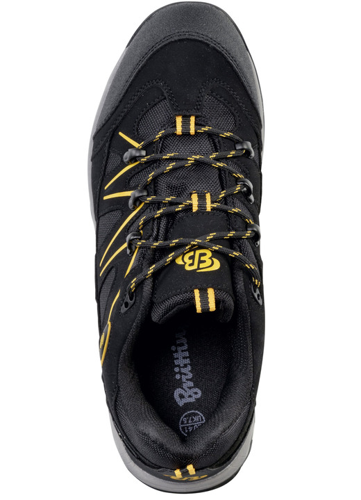 - Schnürschuh mit gummierten Besätzen, in Größe 040 bis 047, in Farbe SCHWARZ-GELB Ansicht 2