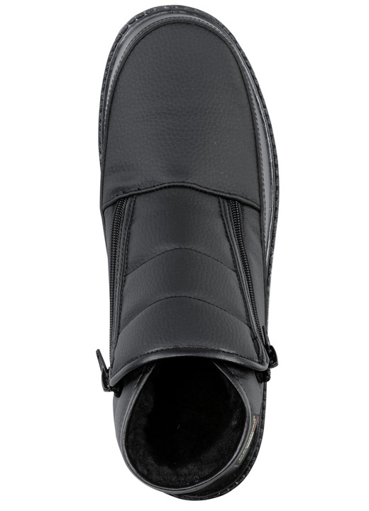 Stiefeletten - Stiefelette aus Synthetikmaterial, in Größe 040 bis 046, in Farbe SCHWARZ Ansicht 3