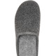 Hausschuhe - Pantoffel aus dezent gemustertem Textilmaterial, in Größe 039 bis 046, in Farbe MARINE – Farbe GRAU – Ansicht 2
