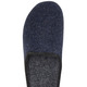 Hausschuhe - Pantoffel aus dezent gemustertem Textilmaterial, in Größe 039 bis 046, in Farbe MARINE – Farbe MARINE – Ansicht 2
