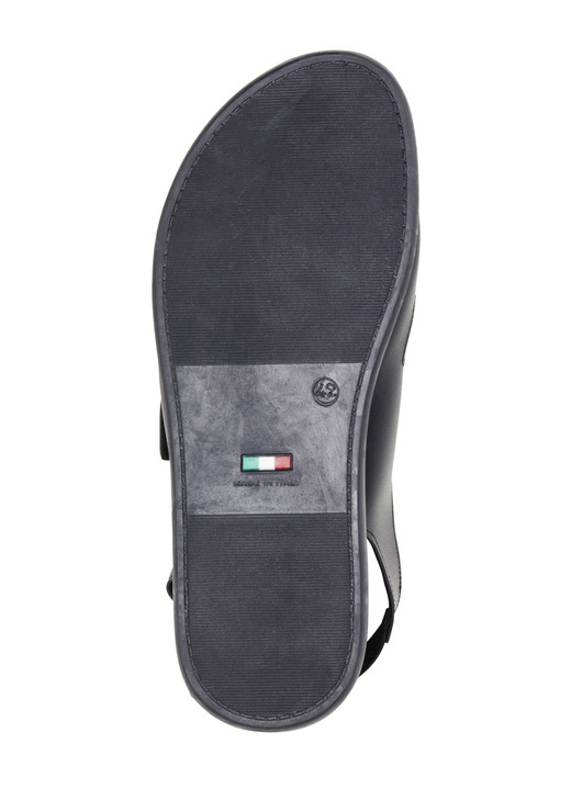 Sandalen & Pantoletten - Sandale mit drei verstellbaren Klettspangen, in Größe 040 bis 045, in Farbe SCHWARZ Ansicht 3
