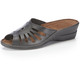Sandaletten & Pantoletten - Pantolette mit Zierlochung – Farbe SCHWARZ – Ansicht 1 Sandaletten & Pantoletten - Pantolette mit Zierlochung, in Größe 036 bis 042, in Farbe WEISS – Farbe SCHWARZ – Ansicht 1