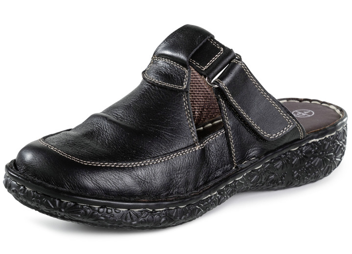 Sandaletten & Pantoletten - ELENA EDEN Clog mit Zierlochung, in Größe 036 bis 043, in Farbe WEISS Ansicht 4