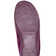Hausschuhe - Laurina Hausschuh aus samtigen Textilmaterial, in Größe 036 bis 042, in Farbe BLAU – Farbe BORDEAUX – Ansicht 3
