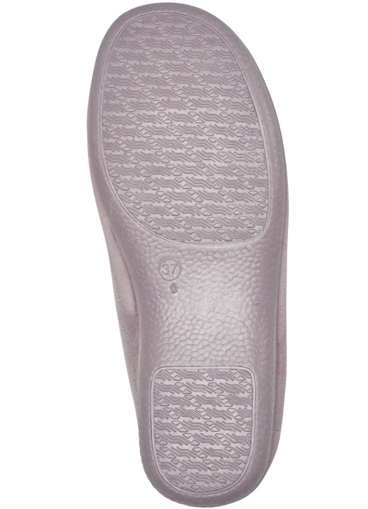 Hausschuhe - Laurina Hausschuh aus samtigen Textilmaterial Ansicht 6 Hausschuhe - Laurina Hausschuh aus samtigen Textilmaterial, in Größe 036 bis 042, in Farbe BORDEAUX Ansicht 6