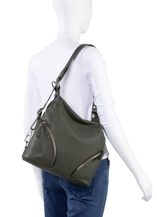 - Laurina Tasche Kalb-Nappaleder, in Farbe KHAKI Ansicht 3
