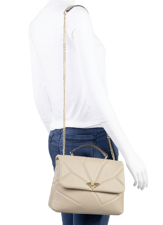 - Laurina Tasche mit Kippschloss in extravaganter Libellenform, in Farbe BEIGE Ansicht 3