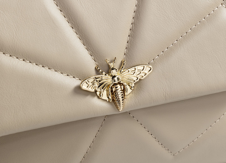 - Laurina Tasche mit Kippschloss in extravaganter Libellenform, in Farbe BEIGE Ansicht 5