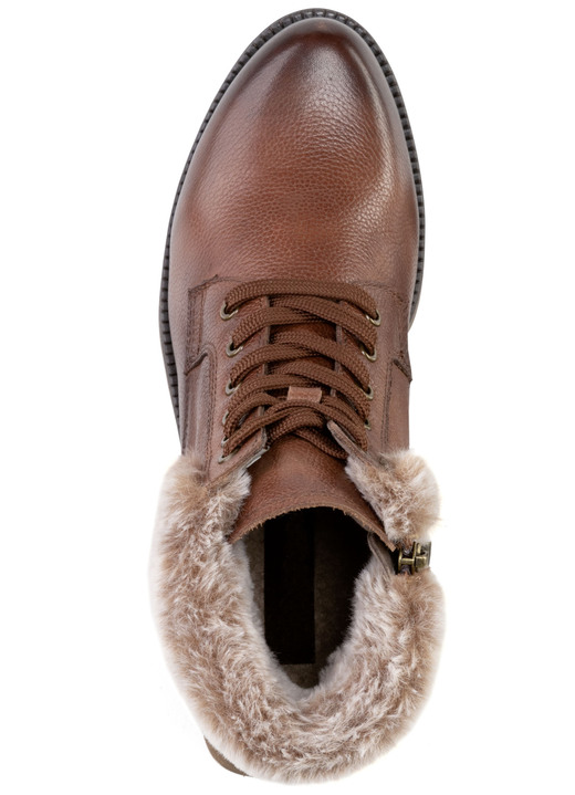 Stiefel & Stiefeletten - ELENA EDEN, gefütterte Damen-Stiefeletten, Winterschuhe, Weite G, mit herausnehmbarem Fußbett Ansicht 3 Stiefel & Stiefeletten - ELENA EDEN, gefütterte Damen-Stiefeletten, Winterschuhe, Weite G, mit herausnehmbarem Fußbett, in Größe 3 1/2 bis 8, in Farbe BRAUN Ansicht 3