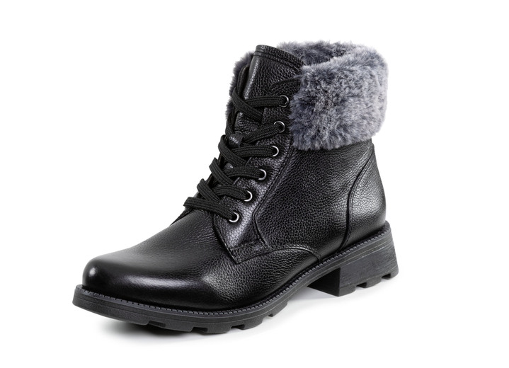 Stiefel & Stiefeletten - ELENA EDEN, gefütterte Damen-Stiefeletten, Winterschuhe, Weite G, mit herausnehmbarem Fußbett Ansicht 6 Stiefel & Stiefeletten - ELENA EDEN, gefütterte Damen-Stiefeletten, Winterschuhe, Weite G, mit herausnehmbarem Fußbett, in Größe 3 1/2 bis 8, in Farbe BRAUN Ansicht 6