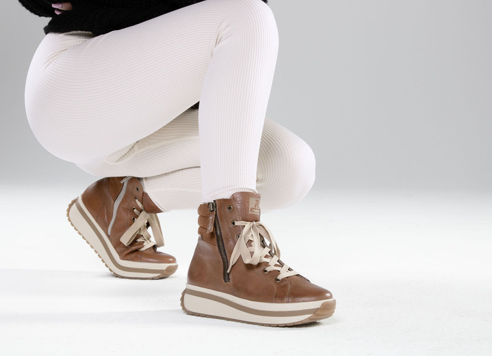 Stiefel & Stiefeletten - Rieker, trendige Damen-Boots, Winterschuhe, mit herausnehmbarem Fußbett, in Größe 036 bis 043, in Farbe SCHWARZ Ansicht 13