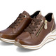 - Remonte Schnür-Sneaker mit mattgoldfarbenen Besätzen, in Größe 036 bis 042, in Farbe BRAUN – Farbe BRAUN – Ansicht 7